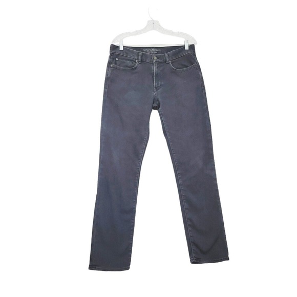 Banana Republic The Traveler Jeans Men 34X31 Dark Gray Slim Fit‎ Stretch Work - Picture 1 of 7